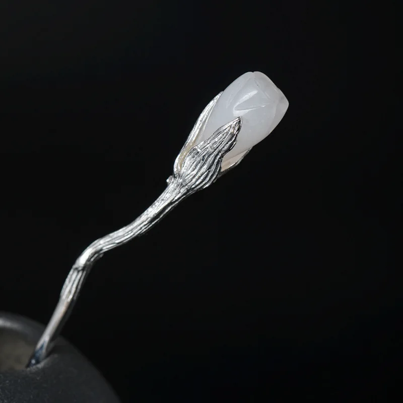 White jade 925 sterling silver flowers Hair Sticks vintage ethnic charm elegance 12g hair accessorie for women 2019 jewelry gift
White jade 925 sterling silver flowers Hair Sticks vintage ethnic charm elegance 12g hair accessorie for women 2019 jewelry gift