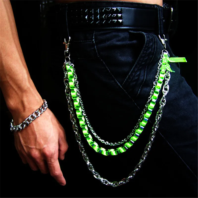 Punk Rock Mens Silver Wallet Chains Metal Multilayer KeyChain Pant Jeans Wallet Chunky Biker Belt Chain Accessories Jewelry DR54
Punk Rock Mens Silver Wallet Chains Metal Multilayer KeyChain Pant Jeans Wallet Chunky Biker Belt Chain Accessories Jewelry DR54