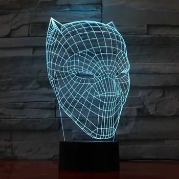 3D LED Black Panther Night Light USB Touch Luminous Super Hero Desk Lamp Kids Bedroom Sleep Lighting Fixture Home Decor Dropship
3D LED Black Panther Night Light USB Touch Luminous Super Hero Desk Lamp Kids Bedroom Sleep Lighting Fixture Home Decor Dropship