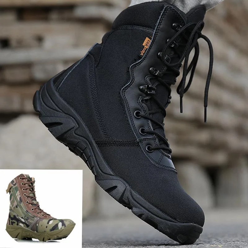 

Masorini New Men Military Boots Camouflage Tactical Combat Boots Asker Bot Men Kamuflaj Bot Army Shoes Men Climbing Shoes WW-673