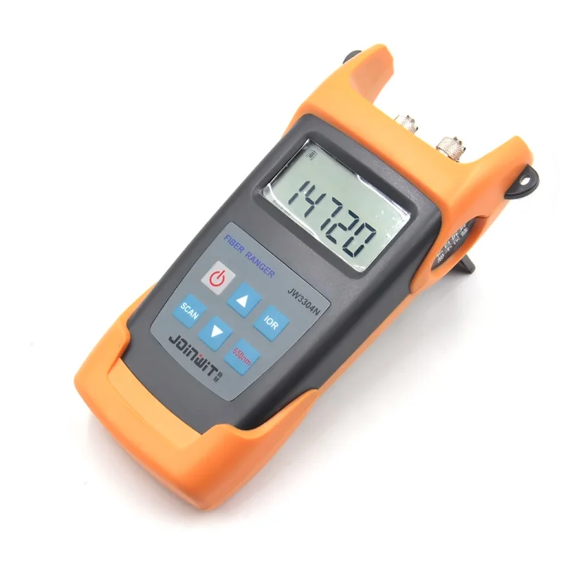 Handheld JW3304N Optical Fiber Ranger 60km with red fiber detector FTTx Network Tool Visual fault location tester
Handheld JW3304N Optical Fiber Ranger 60km with red fiber detector FTTx Network Tool Visual fault location tester