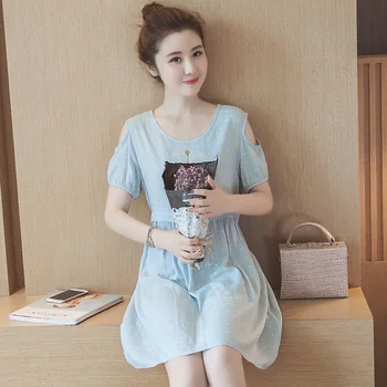 Maternity 2016 Summer Cotton Lane and Fashion Maternity Dress for Lactation Strapless Dress
Maternity 2016 Summer Cotton Lane and Fashion Maternity Dress for Lactation Strapless Dress