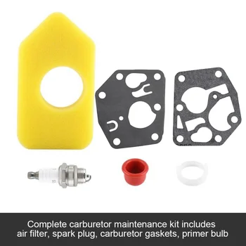 Air Filter Spark Plug Carburefor Briggs And Stratton Sprint Engines Types 9B902 98902 98982 10A902 10B902 10A982
Air Filter Spark Plug Carburefor Briggs And Stratton Sprint Engines Types 9B902 98902 98982 10A902 10B902 10A982