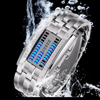 Creative Men Watches Digital LED Display Water Shock Resistant Lover's Wrist Watches Female Clock Men reloj hombre 2018 SKMEI
Creative Men Watches Digital LED Display Water Shock Resistant Lover's Wrist Watches Female Clock Men reloj hombre 2018 SKMEI