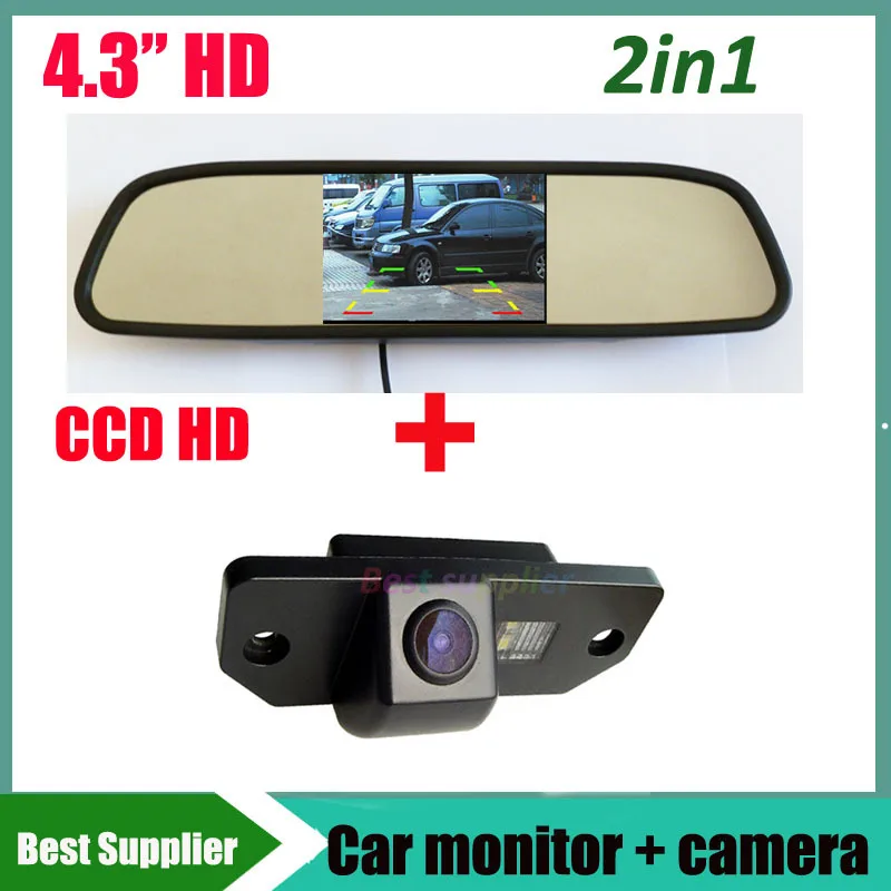 CCD HD Car Rear View back parking Camera for Ford Focus 2008 2010 C-MAX S-MAX MONDEO Fiesta kuga + 4.3inch Car Monitor
CCD HD Car Rear View back parking Camera for Ford Focus 2008 2010 C-MAX S-MAX MONDEO Fiesta kuga + 4.3inch Car Monitor