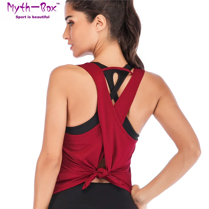 Women Yoga Shirts Femme Sport Vest Loose Cross Crop Tops Workout T-shirt Quick Dry Fitness Tank Tops Running Vest Gym Tee Blouse
Women Yoga Shirts Femme Sport Vest Loose Cross Crop Tops Workout T-shirt Quick Dry Fitness Tank Tops Running Vest Gym Tee Blouse