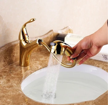 Bathroom basin Deck mounted Golden finish pull out kitchen & bathroom Faucet basin mixer tap Rainfall/Flow H1323
Bathroom basin Deck mounted Golden finish pull out kitchen & bathroom Faucet basin mixer tap Rainfall/Flow H1323