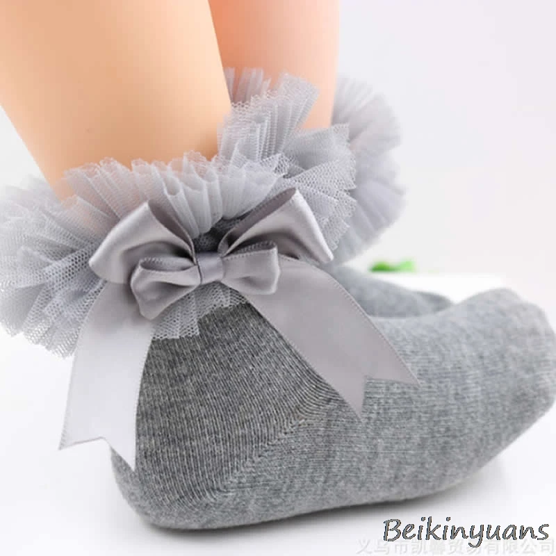 Children's creative lace side socks comfortable princess children's lace combed cotton socks bow girl
Children's creative lace side socks comfortable princess children's lace combed cotton socks bow girl