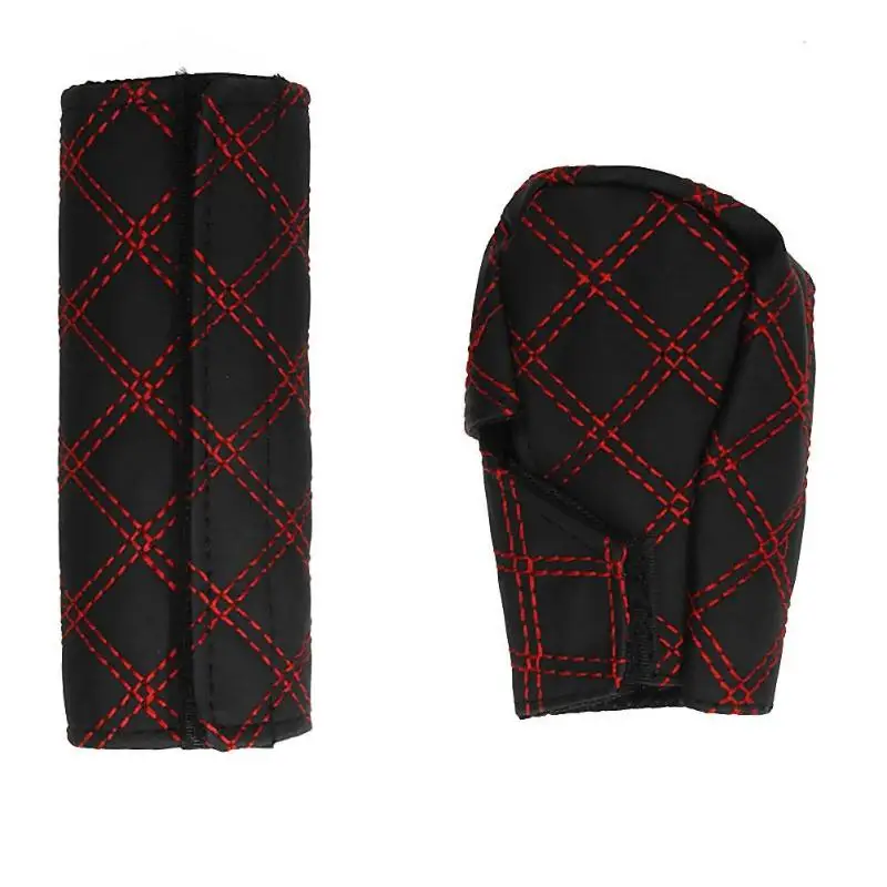 VODOOL 2Pcs/Set Universal Manual Car Leather Hand Brake Shift Knob Cover Gear Case Car Interior Decor Car Hand Brake Covers Case
VODOOL 2Pcs/Set Universal Manual Car Leather Hand Brake Shift Knob Cover Gear Case Car Interior Decor Car Hand Brake Covers Case
