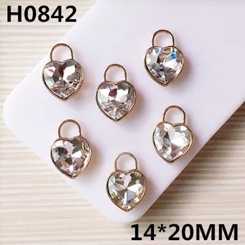Free shipping 50pcs/lot Rhinestone/Crystal decoration Alloy Gold Tone Cartoon Hearts Shape Charms diy Earring/Necklace Pendants
Free shipping 50pcs/lot Rhinestone/Crystal decoration Alloy Gold Tone Cartoon Hearts Shape Charms diy Earring/Necklace Pendants