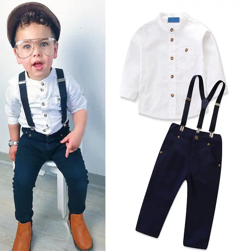 suspender dress for boy