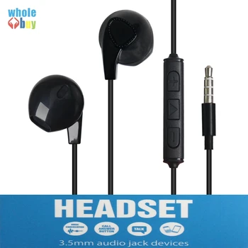 100pcs/lot White Black 3.5mm Stereo In-Ear orginal Earphone with Remote with MIC earset for Iphone Huawei Xiaomi Samsung
100pcs/lot White Black 3.5mm Stereo In-Ear orginal Earphone with Remote with MIC earset for Iphone Huawei Xiaomi Samsung