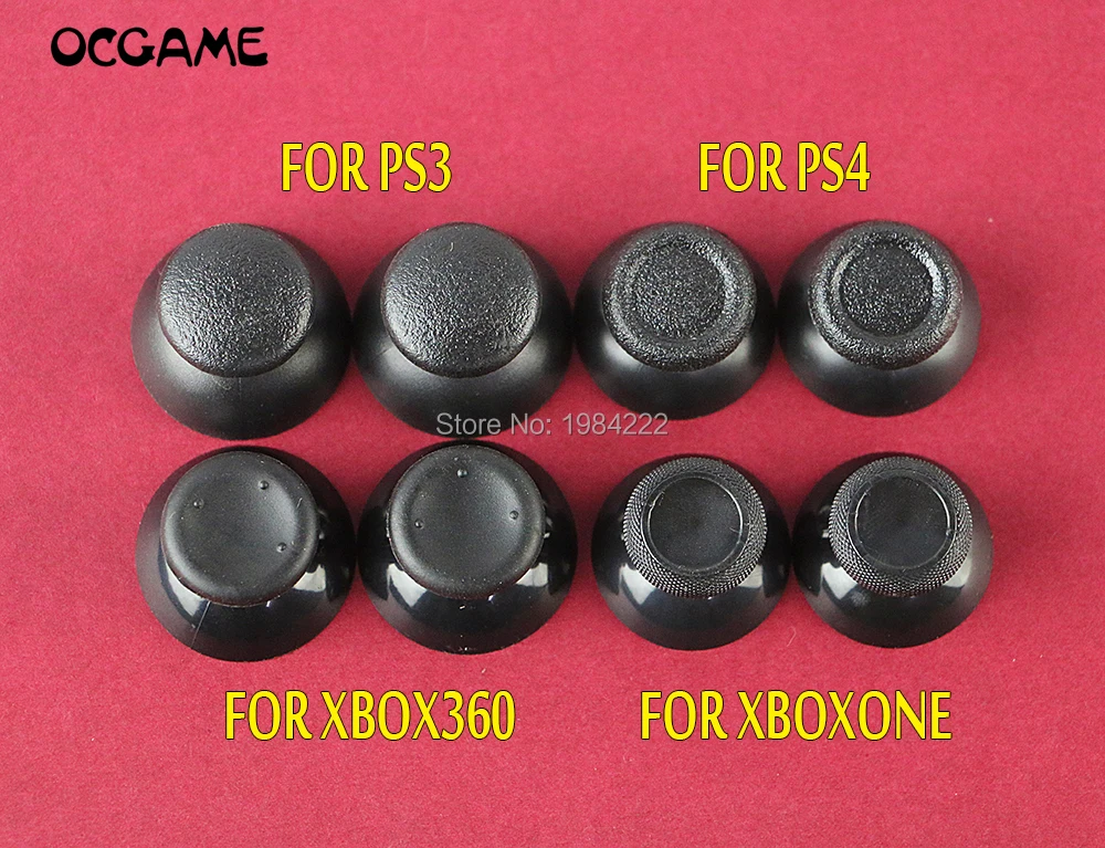 

OCGAME 2pcs 3D Analog Joystick Stick Module Mushroom Cap For PS4 Playstation 4 PS3 Xbox one Xbox 360 Controller Thumbstick Cover