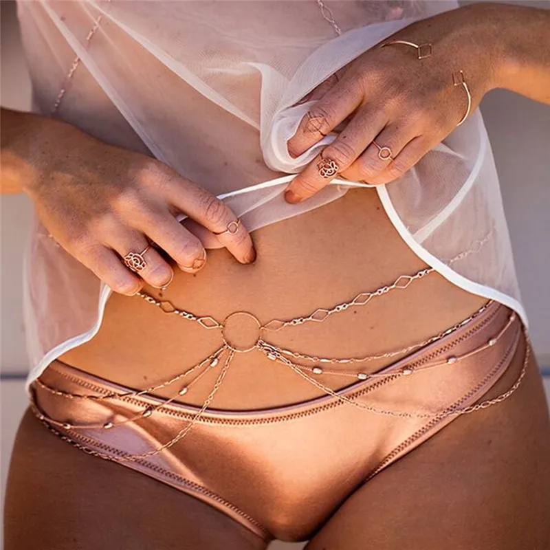 Fashion Multilayer Belly Chain For Women Piercing Nombril Bohemian Sexy Belt Dance Waist Chain Body Jewelry Summer Beach Party
Fashion Multilayer Belly Chain For Women Piercing Nombril Bohemian Sexy Belt Dance Waist Chain Body Jewelry Summer Beach Party