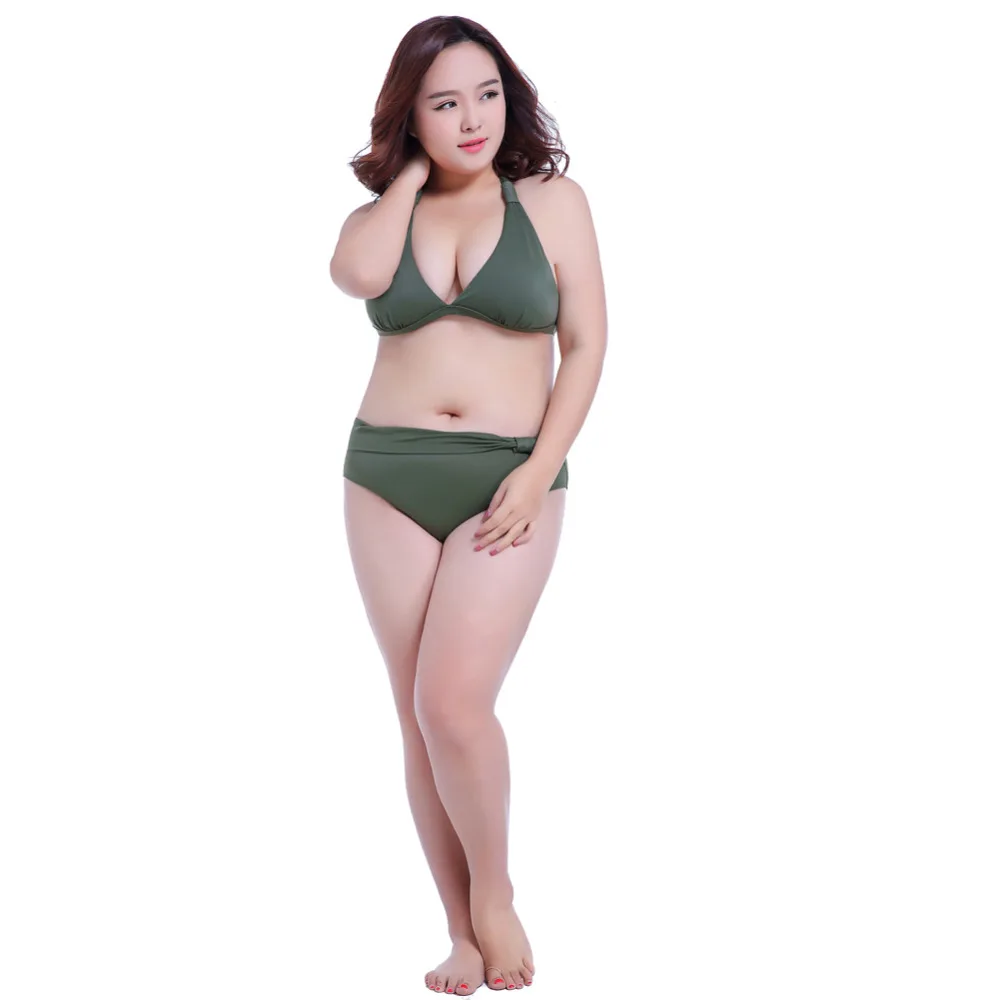XL-7XL Fat Lady Plus Size Swimwear Women 2019 Summer Bikinis Set Sexy Beach Swimsuit Solid Green Bathing Suit maillot de bain
XL-7XL Fat Lady Plus Size Swimwear Women 2019 Summer Bikinis Set Sexy Beach Swimsuit Solid Green Bathing Suit maillot de bain