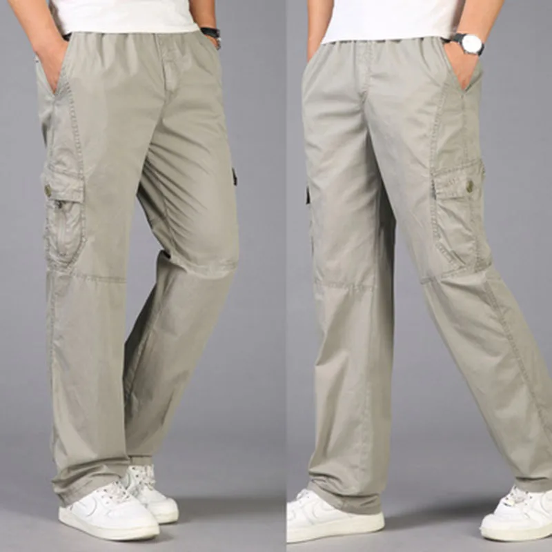2019 Spring Summer Thin Casual Pants Men's High Street Hip Hop New Cotton Plus Size Cargo Trousers Men's Fashion Sports Jogging
2019 Spring Summer Thin Casual Pants Men's High Street Hip Hop New Cotton Plus Size Cargo Trousers Men's Fashion Sports Jogging