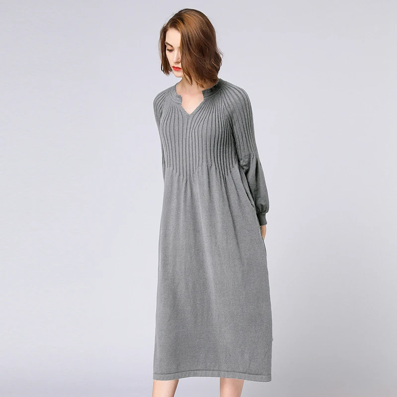 Woolen Knitted Dresses Plus Size Autumn Winter Women 2018 Grey Black Warm Knit Sweater Dresses Femme Dress Vestidos Feminino
Woolen Knitted Dresses Plus Size Autumn Winter Women 2018 Grey Black Warm Knit Sweater Dresses Femme Dress Vestidos Feminino
