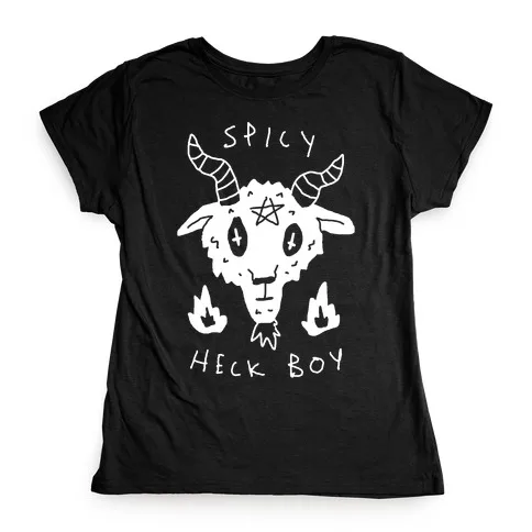 SPICY HECK BOY SATAN T-Shirt unisex aesthetic funny cotton women kawaii camisetas graphic quote Fashion top tee tshirt shirts
SPICY HECK BOY SATAN T-Shirt unisex aesthetic funny cotton women kawaii camisetas graphic quote Fashion top tee tshirt shirts