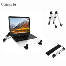 Soporte portátil de ángulo plegable ajustable soporte antideslizante de refrigeración para Apple MacBook Mac libro accesorios de ordenador portátil(China)