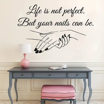 Nail Salon Quote Beauty Salon Wall Sticker Vinyl Art Removable Poster Mural Manicure Nail Art Polish Decoration For Wall W27
Nail Salon Quote Beauty Salon Wall Sticker Vinyl Art Removable Poster Mural Manicure Nail Art Polish Decoration For Wall W27