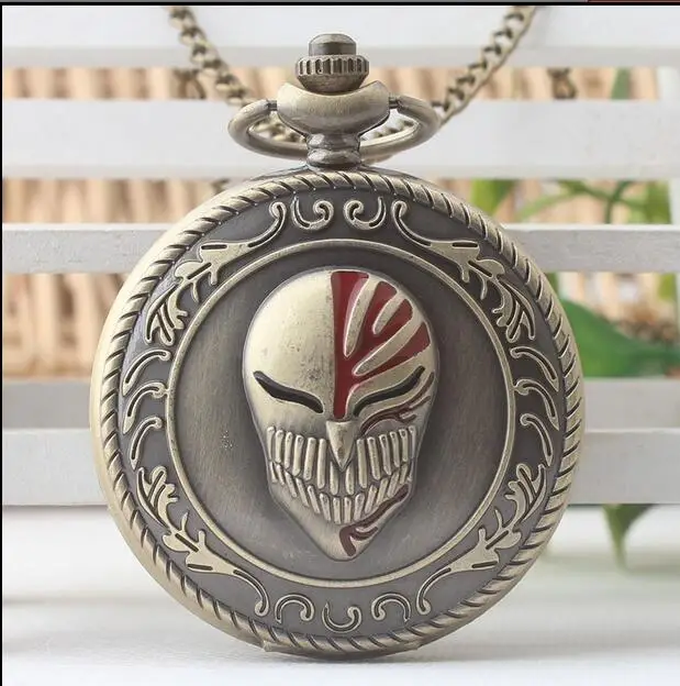 New bronze ghost quartz Flip clock pendant Good quality woman and men students Necklace pocket watches
New bronze ghost quartz Flip clock pendant Good quality woman and men students Necklace pocket watches
