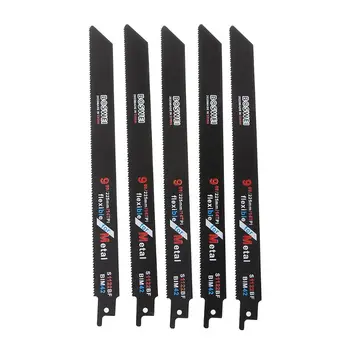 5Pcs 228mm 9 Blades Reciprocating Saw Sharp S1122BF BIM 14TPI For Cutting Metal Wood
5Pcs 228mm 9 Blades Reciprocating Saw Sharp S1122BF BIM 14TPI For Cutting Metal Wood