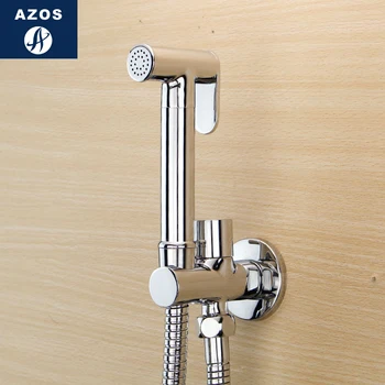 Azos Bidet Faucet Pressurized Sprinkler Head Brass Chrome Cold Water Single Function Mop Pond Pet Bath Bathroom Round PJPQ009A
Azos Bidet Faucet Pressurized Sprinkler Head Brass Chrome Cold Water Single Function Mop Pond Pet Bath Bathroom Round PJPQ009A
