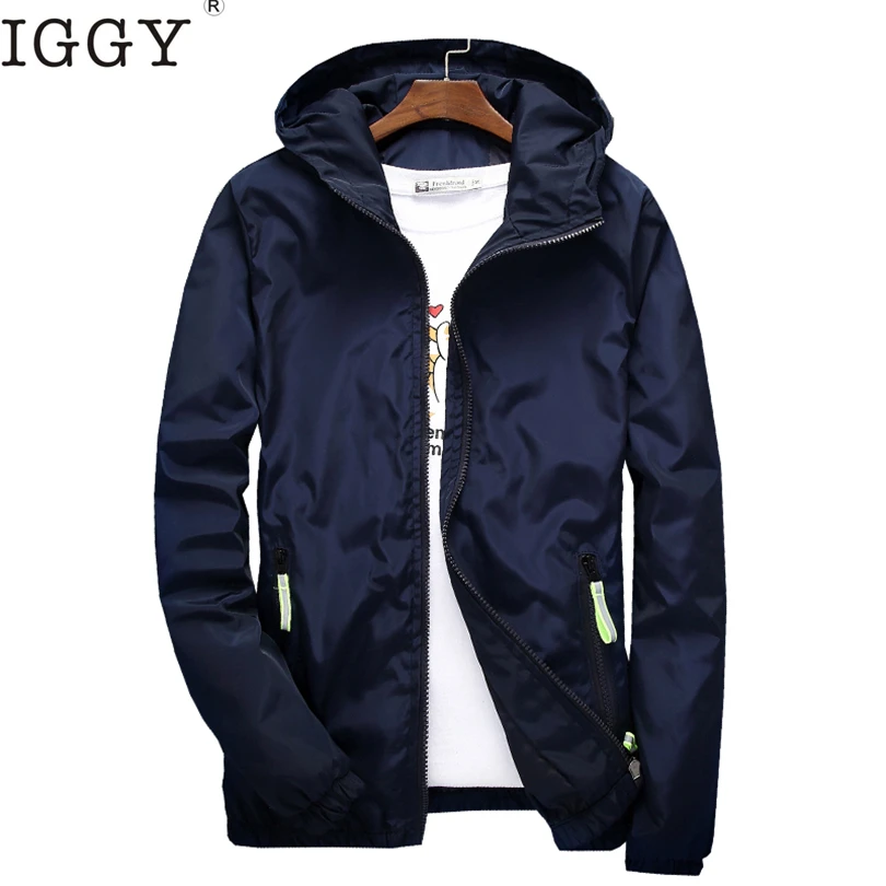 IGGY Size 6XL 5XL 7XL 2018 Spring Autumn Young Men Windbreaker Hooded Jacket Slim Thin Clothing Top Quality Waterproof Plus Size
IGGY Size 6XL 5XL 7XL 2018 Spring Autumn Young Men Windbreaker Hooded Jacket Slim Thin Clothing Top Quality Waterproof Plus Size