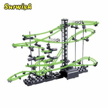 Surwish DIY Educational Toys Spacerail Level 2 Glow In The Dark Marble Roller Coaster with Steel Balls 10000mm 231-2
Surwish DIY Educational Toys Spacerail Level 2 Glow In The Dark Marble Roller Coaster with Steel Balls 10000mm 231-2