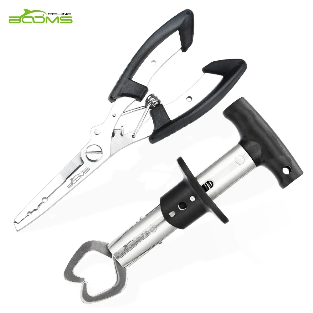 Booms Fishing H01 Fishing Pliers and BL027 Fish Grip Stainless Steel Tools with Sheath Lanyard
Booms Fishing H01 Fishing Pliers and BL027 Fish Grip Stainless Steel Tools with Sheath Lanyard