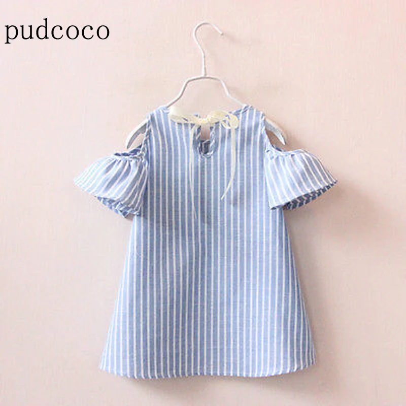 US STOCK Infants Kids Baby Girls Dress Children Summer Flare Sleeve White Striped Blue Dress Infant Outfits Princess Party Tutu
US STOCK Infants Kids Baby Girls Dress Children Summer Flare Sleeve White Striped Blue Dress Infant Outfits Princess Party Tutu