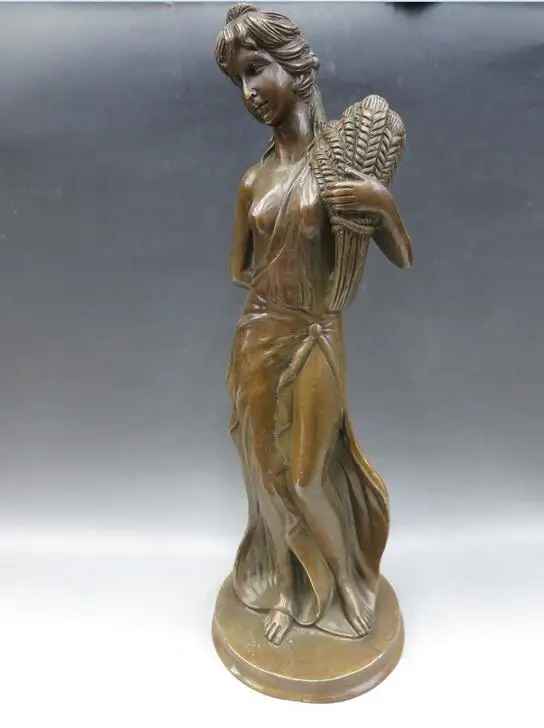 17 "вырезанная латунная фигурка из Китая fine lucky beautiful скульптура женщины статуя красавицы
17 "вырезанная латунная фигурка из Китая fine lucky beautiful скульптура женщины статуя красавицы
