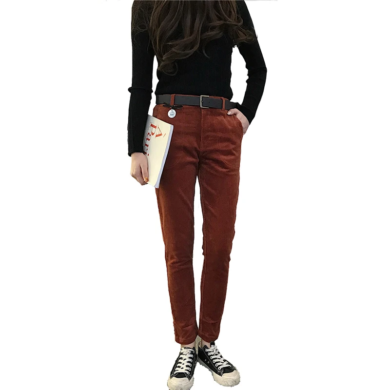 2018 women corduroy pants Ankle-length female casual pants skinny pencil mid waist solid sashes free orange green drop shipping
2018 women corduroy pants Ankle-length female casual pants skinny pencil mid waist solid sashes free orange green drop shipping