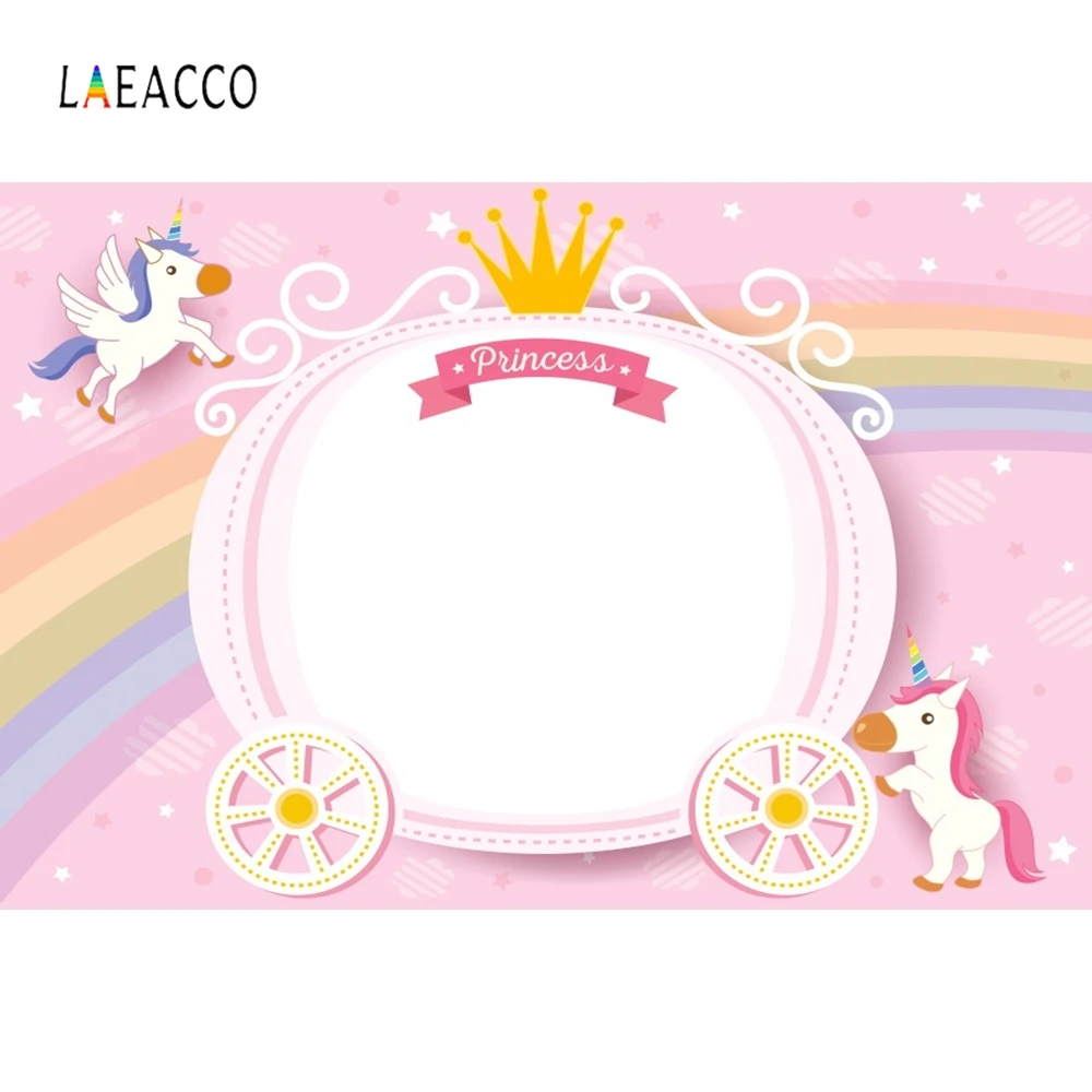 Laeacco Pink Unicorn Party Carriage Newborn Baby Show Photography Background Customized Photographic Backdrop For Photo Studio
Laeacco Pink Unicorn Party Carriage Newborn Baby Show Photography Background Customized Photographic Backdrop For Photo Studio