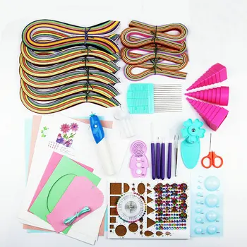 Quilling Paper Paper Drawing Set Paper Craft Color Material Package Beginners Learning Tool with Luxury Electric Roll paper pen
Quilling Paper Paper Drawing Set Paper Craft Color Material Package Beginners Learning Tool with Luxury Electric Roll paper pen