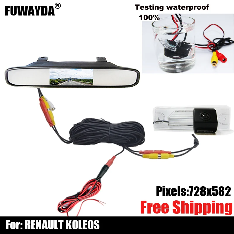 free shipping!!! Color Car CCD Rear View Camera for Renault Koleos ,with 4.3 Inch Rear view Mirror Monitor
free shipping!!! Color Car CCD Rear View Camera for Renault Koleos ,with 4.3 Inch Rear view Mirror Monitor