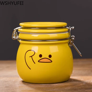 Simple ceramic sealed cans with lid moisture-proof tea cans candy biscuits cans food storage cans Home decorations WSHYUFEI
Simple ceramic sealed cans with lid moisture-proof tea cans candy biscuits cans food storage cans Home decorations WSHYUFEI