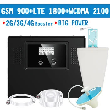 Walokcon 2018 New Tri-Band Signal Repeater GSM 900 LTE 1800 WCDMA 2100 mhz Cellphone Booster 2G 3G 4G Amplifier LCD Dispaly Set
Walokcon 2018 New Tri-Band Signal Repeater GSM 900 LTE 1800 WCDMA 2100 mhz Cellphone Booster 2G 3G 4G Amplifier LCD Dispaly Set