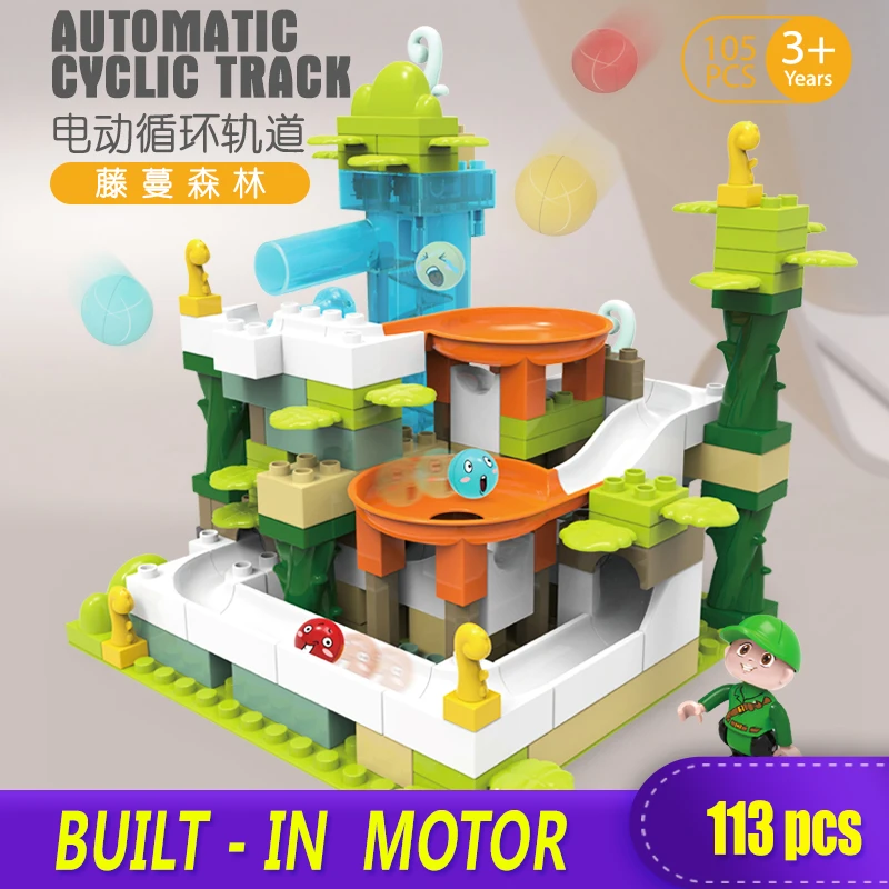 XINGBAO NEW Electric Jungle Slide Big Bricks Duplo Building Blocks 113PCS Toy Children's Novel Gift DIY Compatible with Logo
XINGBAO NEW Electric Jungle Slide Big Bricks Duplo Building Blocks 113PCS Toy Children's Novel Gift DIY Compatible with Logo