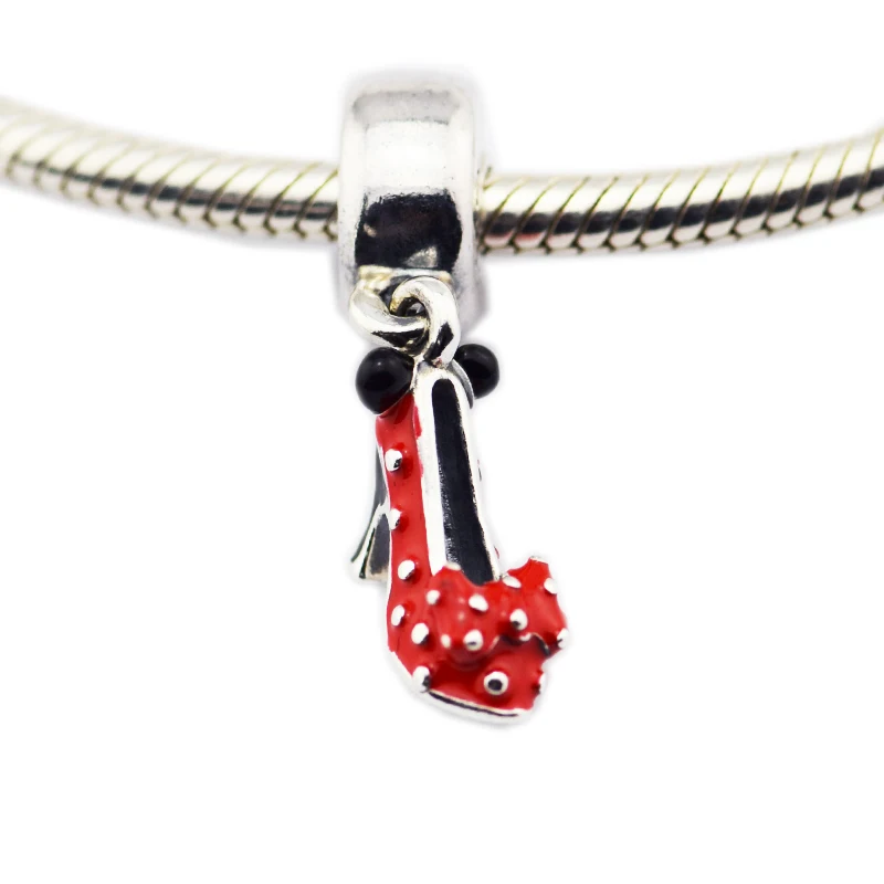 Red Shoe Charms Bead Fit Silver Charm Bracelet & Necklace 925 Silver Jewelry For Women Bracelet DIY New HOT
Red Shoe Charms Bead Fit Silver Charm Bracelet & Necklace 925 Silver Jewelry For Women Bracelet DIY New HOT