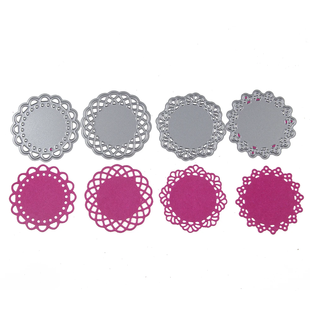 HamyHo Metal Cutting Dies 4Pc Circle Round Frame Dies Scrapbooking Decorative Paper Cards Punch Crafts Template Stencil
HamyHo Metal Cutting Dies 4Pc Circle Round Frame Dies Scrapbooking Decorative Paper Cards Punch Crafts Template Stencil