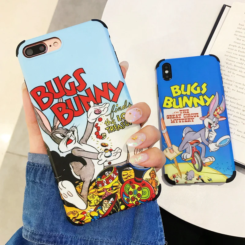 Bugs Bunny Rabbit Case For iPhone 6 6S 8 7 Plus 7Plus 8Plus Soft TPU Cover Cartoon Case for iPhone XR X XS Max Protective Case
Bugs Bunny Rabbit Case For iPhone 6 6S 8 7 Plus 7Plus 8Plus Soft TPU Cover Cartoon Case for iPhone XR X XS Max Protective Case