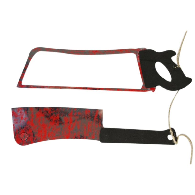 7.5 ft Long Paper Bloody Splatter Halloween Horror Scary Butcher Knife Chainsaw Weapon Killer Tools Garland Party Decoration H
7.5 ft Long Paper Bloody Splatter Halloween Horror Scary Butcher Knife Chainsaw Weapon Killer Tools Garland Party Decoration H