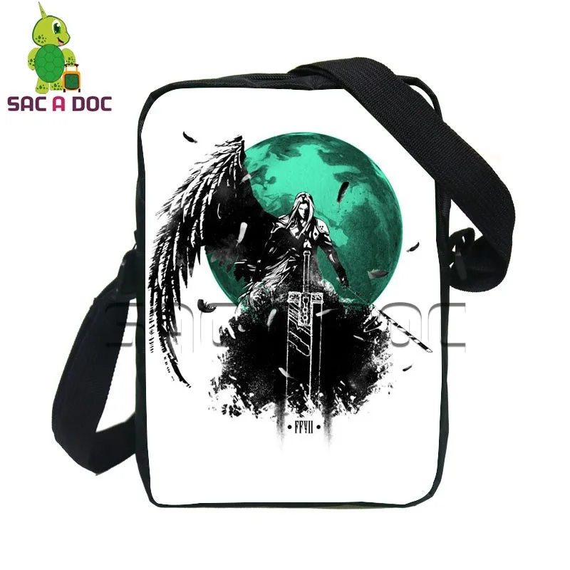 Cool Anime Final Fantasy Sephiroth Outline Messenger Bag Small Crossbody Shoulder Bag for Teens Boys Girls Travel Flap Bags
Cool Anime Final Fantasy Sephiroth Outline Messenger Bag Small Crossbody Shoulder Bag for Teens Boys Girls Travel Flap Bags