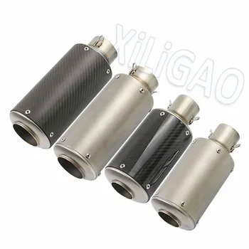 INLET:51mm 60mm Universal Motorcycle Exhaust Escape Moto For Kawasaki z750 z800 DUKE 390 MT07 Z800 Z1000 exhaust sc SC017
INLET:51mm 60mm Universal Motorcycle Exhaust Escape Moto For Kawasaki z750 z800 DUKE 390 MT07 Z800 Z1000 exhaust sc SC017