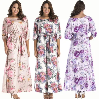 2018 Autumn Long Dress Floral Print Boho Beach Dress Tunic Maxi Dress Women Evening Party Dress Sundress Vestidos XXXL
2018 Autumn Long Dress Floral Print Boho Beach Dress Tunic Maxi Dress Women Evening Party Dress Sundress Vestidos XXXL