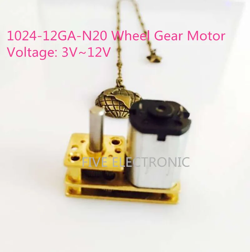 1024GN20 Wheel GEAR MOTOR, N20 3~12V 15RPM~4000RPM ,use for toy car \intelligent robot\model plane/ DIY electonic toys
1024GN20 Wheel GEAR MOTOR, N20 3~12V 15RPM~4000RPM ,use for toy car \intelligent robot\model plane/ DIY electonic toys