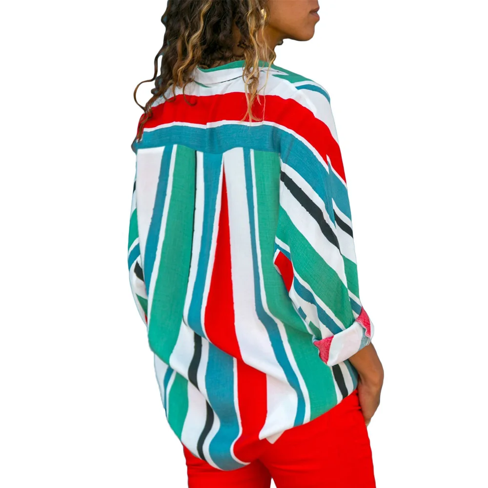 Green-Blue-Striped-Long-Sleeve-Button-Down-Shirt-LC251153-9-2