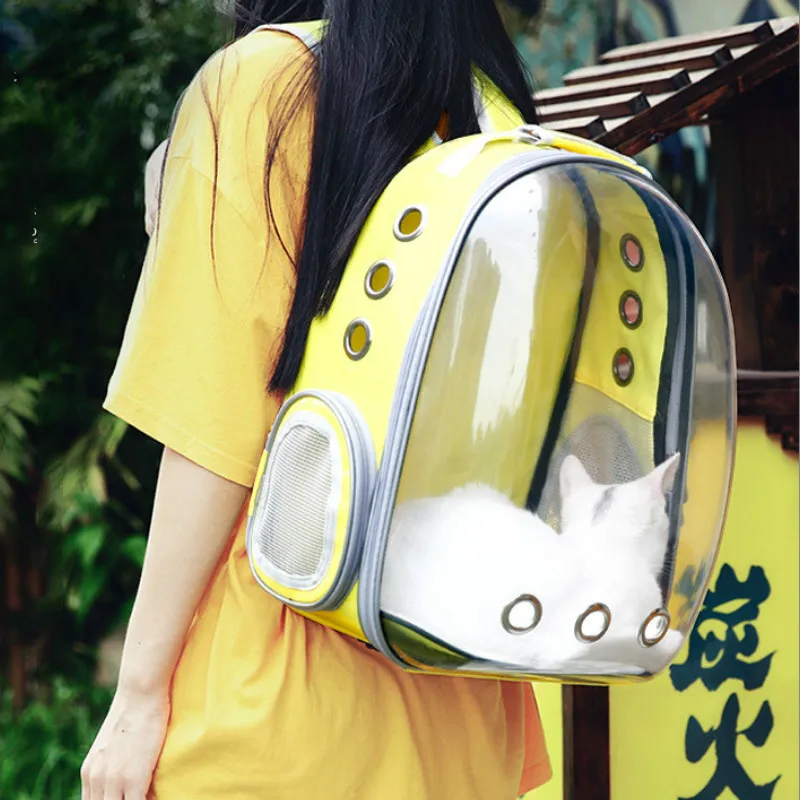 Panoramic Transparent Pet Space Cat Bag Portable Cabin Shoulder Bag Backpack Dog Cat Out Bag Ravel Bag Puppy
Panoramic Transparent Pet Space Cat Bag Portable Cabin Shoulder Bag Backpack Dog Cat Out Bag Ravel Bag Puppy