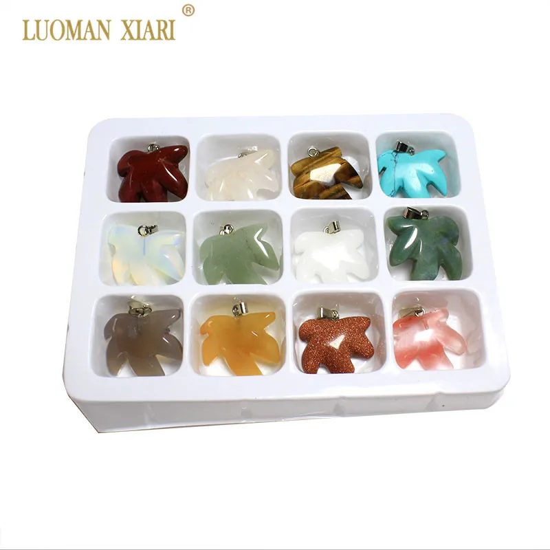 Wholesale 12 PCS Mix Color Boxed Natural Stone starfish Shape Charm Pendant DIY Fit Necklace For Jewelry Making DIY 15*20 mm
Wholesale 12 PCS Mix Color Boxed Natural Stone starfish Shape Charm Pendant DIY Fit Necklace For Jewelry Making DIY 15*20 mm